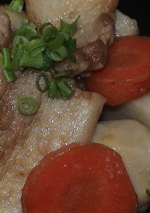 里芋と豚肉の照り焼き風煮もの-レシピのメイン写真