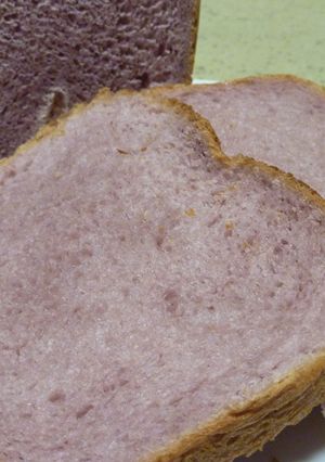 HBで!紫イモ食パン-レシピのメイン写真