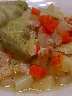 コロコロ野菜スープのロールキャベツ-レシピのメイン写真