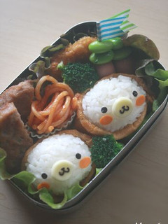 キャラ弁 ✿ ごまちゃんツインズのお弁当-レシピのメイン写真