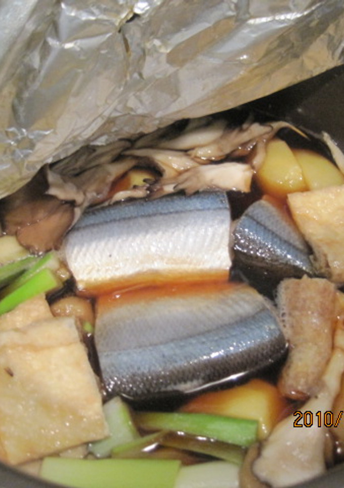 生さんまと野菜の旨煮-レシピのメイン写真