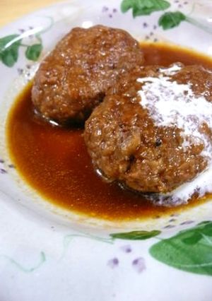 簡単！チャップの煮込みハンバーグ-レシピのメイン写真