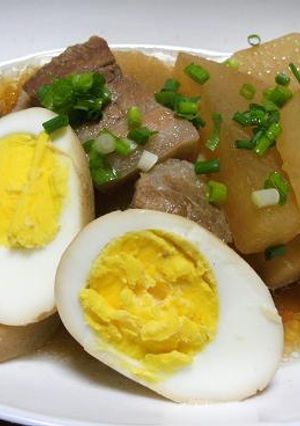 簡単!豚角煮風大根甘辛煮-レシピのメイン写真