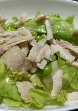 若鶏ムネ肉のささみサラダ風さっぱり和え-レシピのメイン写真