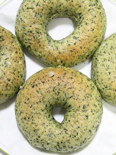 ベーグル★ほうれん草&チェダーチーズ★-レシピのメイン写真