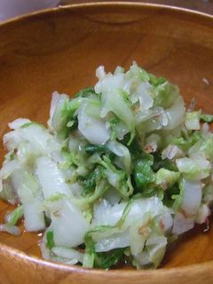 ☆昆布茶とかつお節で簡単白菜サラダ☆-レシピのメイン写真