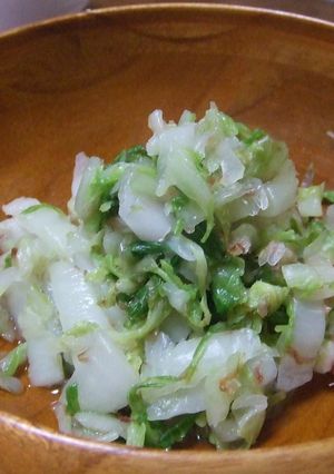 ☆昆布茶とかつお節で簡単白菜サラダ☆-レシピのメイン写真