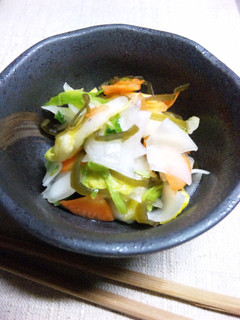 残り野菜であっさり漬け物♪-レシピのメイン写真
