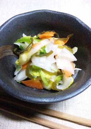 残り野菜であっさり漬け物♪-レシピのメイン写真