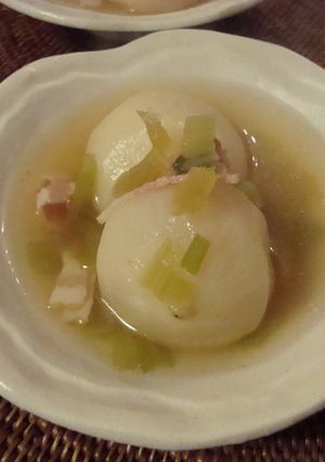 かぶとベーコンの煮物-レシピのメイン写真