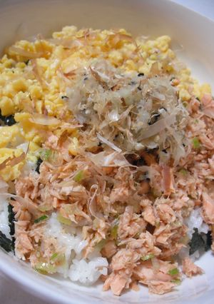塩鮭の和風ビビンバ丼-レシピのメイン写真