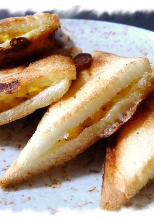 卵とチーズのホットサンド-レシピのメイン写真