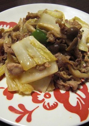 白菜の甘辛みそ炒め-レシピのメイン写真