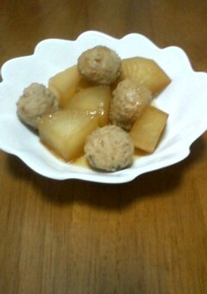 大根の肉団子煮-レシピのメイン写真