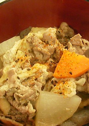 牛薄切りで！牛すじ煮込み-レシピのメイン写真