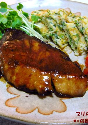 ブリのてりバター焼き-レシピのメイン写真