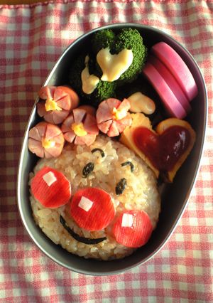簡単!キャラ弁☆アンパンマンの顔-レシピのメイン写真