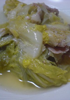 圧力鍋で白菜消費!豚バラといっしょに☆-レシピのメイン写真