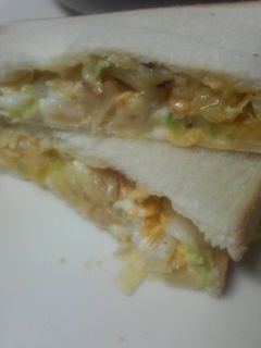 しゃきしゃき♪白菜オムレツサンド♪-レシピのメイン写真