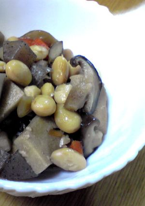 大豆の水煮で！かんたん五目豆-レシピのメイン写真