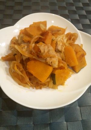 かぼちゃと豚肉☆オイスター醤油で旨っ-レシピのメイン写真