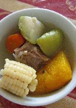 Olla de Carne オジャデカルネ コスタリカの牛肉と野菜の煮込み (予算約3700コロン)-レシピのメイン写真