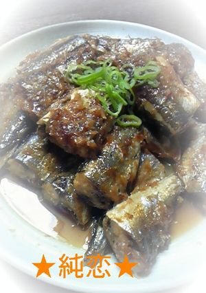 さっぱりウメ〜♪サンマの煮魚-レシピのメイン写真
