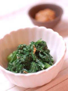 春菊の胡麻味噌和え-レシピのメイン写真