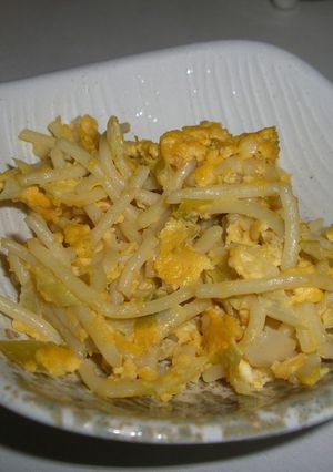 離乳食後期　卵と白ネギのチーズパスタ☆-レシピのメイン写真