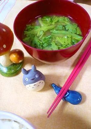 いつものお味噌汁に生春菊入れてみて～♬-レシピのメイン写真