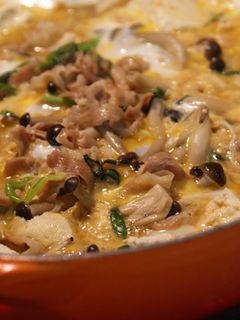 肉豆腐の卵とじ-レシピのメイン写真