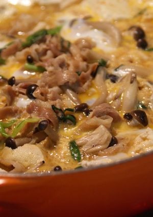 肉豆腐の卵とじ-レシピのメイン写真