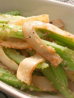 いかの燻製とセロリのたらこ和え-レシピのメイン写真