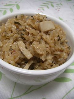 塩こんぶとエリンギの炊き込みご飯-レシピのメイン写真