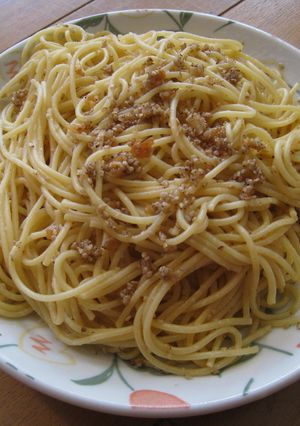 簡単!ごまガーリック醤油パスタ-レシピのメイン写真