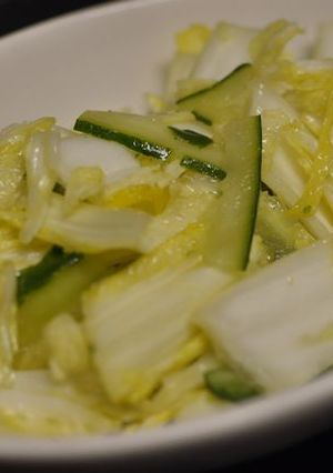 胡麻の風味が！簡単白菜サラダ♪-レシピのメイン写真