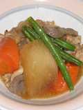 肉じゃがじゃないよ～､肉大根(^o^)