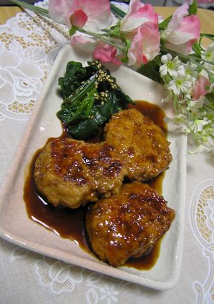 簡単☆美味～✿鶏つくねの鍋照り✿-レシピのメイン写真