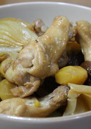 鶏手羽元と栗のこっくり甘煮☆-レシピのメイン写真