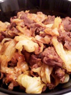 牛肉とキャベツのごま味噌炒め-レシピのメイン写真