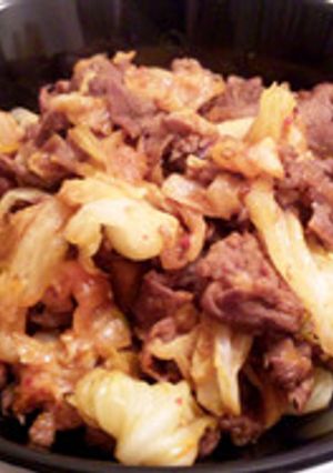 牛肉とキャベツのごま味噌炒め-レシピのメイン写真