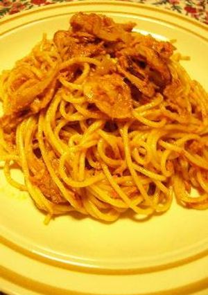 ツナとベーコンのトマトソーススパゲティ-レシピのメイン写真