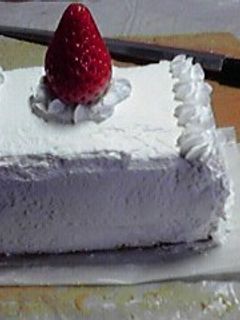 シホンの生地でふわふわショートケーキ♪-レシピのメイン写真