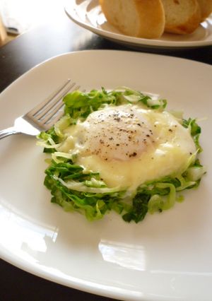 朝食にいかが?チーズ巣ごもり卵✿-レシピのメイン写真