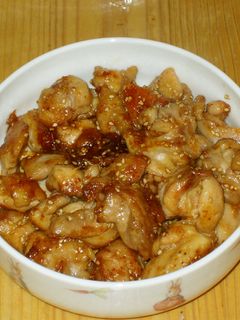 お弁当に鳥のゴマ照り焼き-レシピのメイン写真