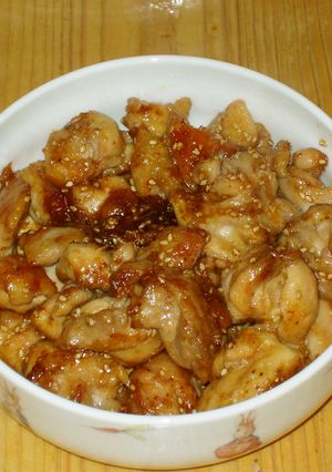 お弁当に鳥のゴマ照り焼き-レシピのメイン写真