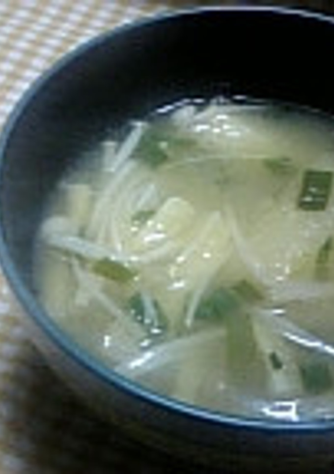 ✿えのき☆お揚げ★葱たっぷりの味噌汁✿-レシピのメイン写真