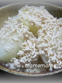 白だしであっさり、大根と鶏ひき肉の煮物-レシピのメイン写真