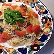 トマトLoveな朝食ひんやりパスタ