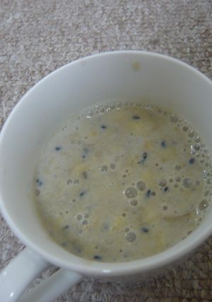 あったかバナナ豆乳ドリンク　きなこ風味-レシピのメイン写真
